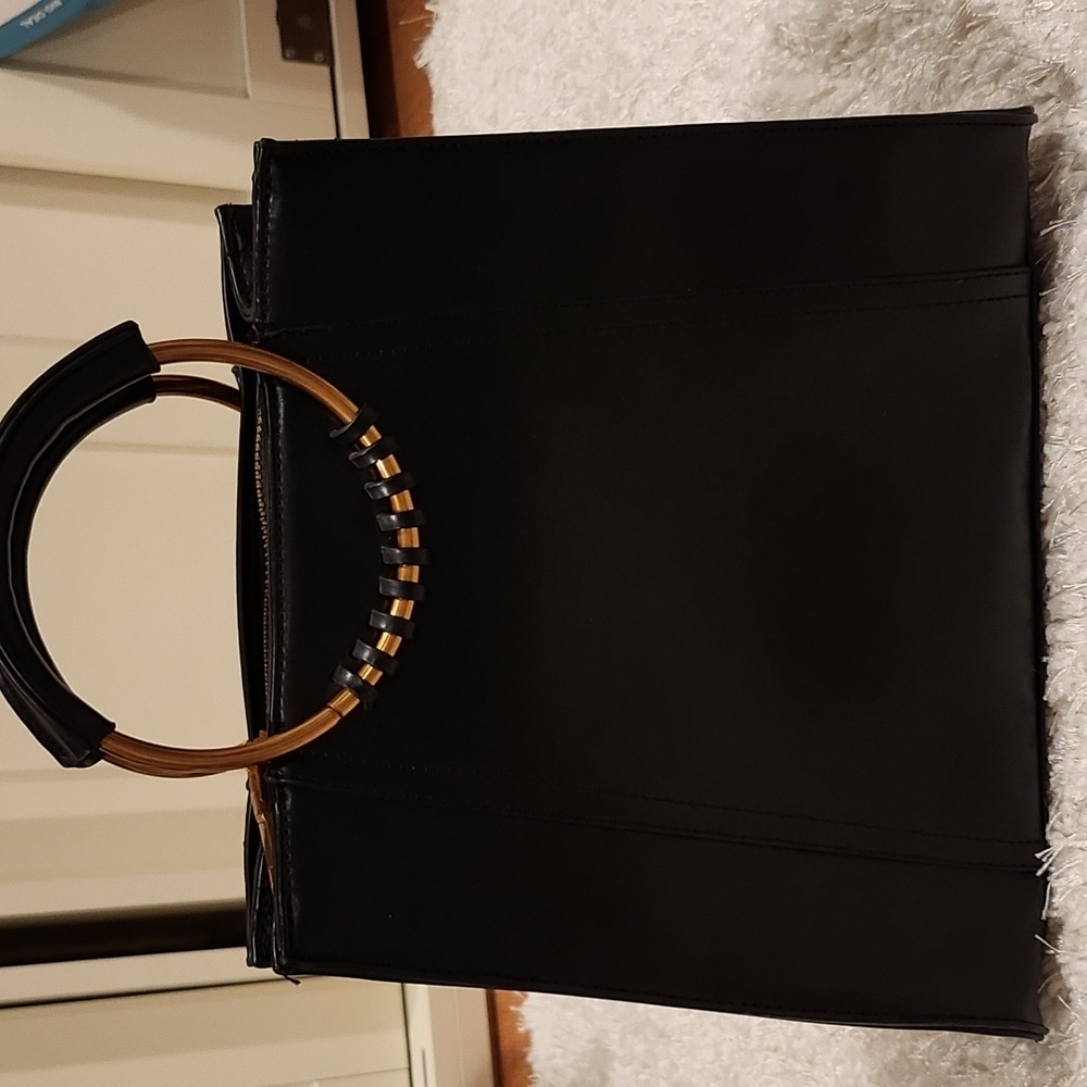 Black handbag
